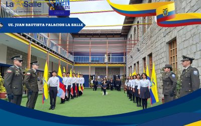 🇪🇨✨ Juramento a la Bandera – UE Juan Bautista Palacios La Salle Ambato ✨🇪🇨